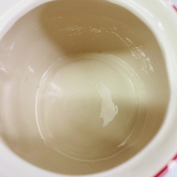 David's Cookies Christmas Reindeer Red Scarf Hand Painted 9.5" Cookie Jar Rare - Picture 8 of 12